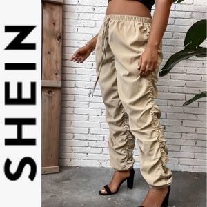 Parachute Ruched Pants SHEIN